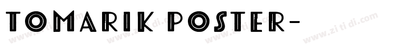 Tomarik Poster字体转换